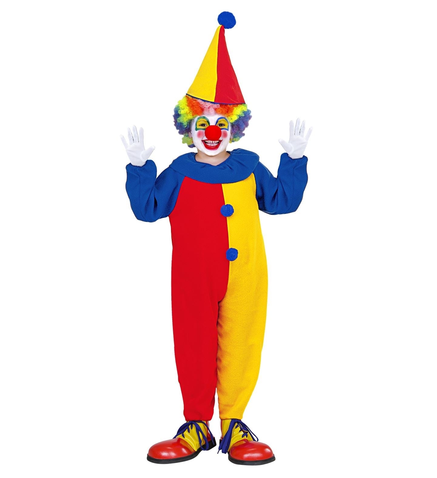 Déguisement Clown (costume, chapeau)