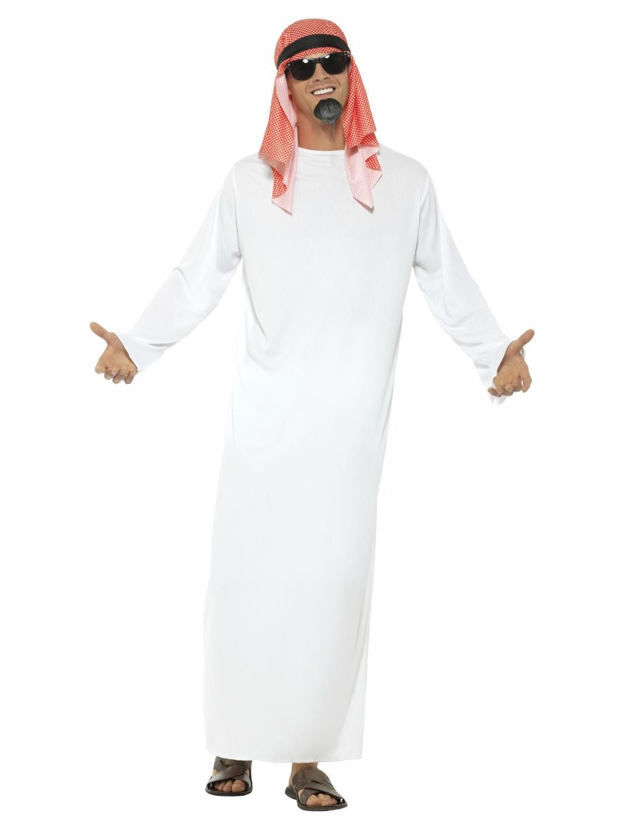 DéguisementCheik Arabe Blanc Homme (tunique, chèche)