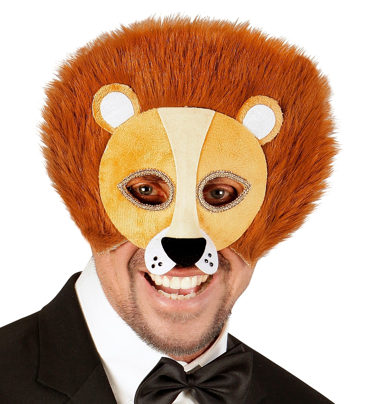 Masque de Lion peluche pour adulte