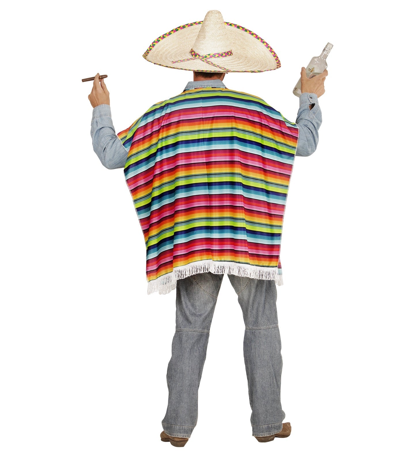 Poncho Mexicain homme