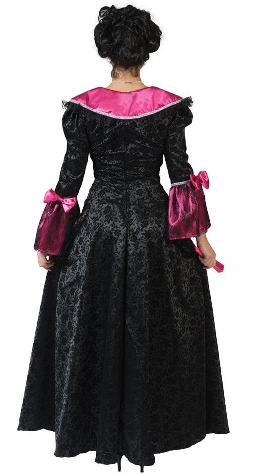 Costume Baroque femme noir et fushia